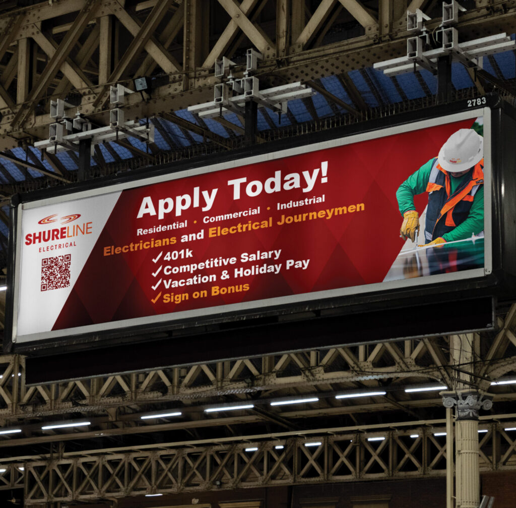 Free Train Station Billboard Mockup